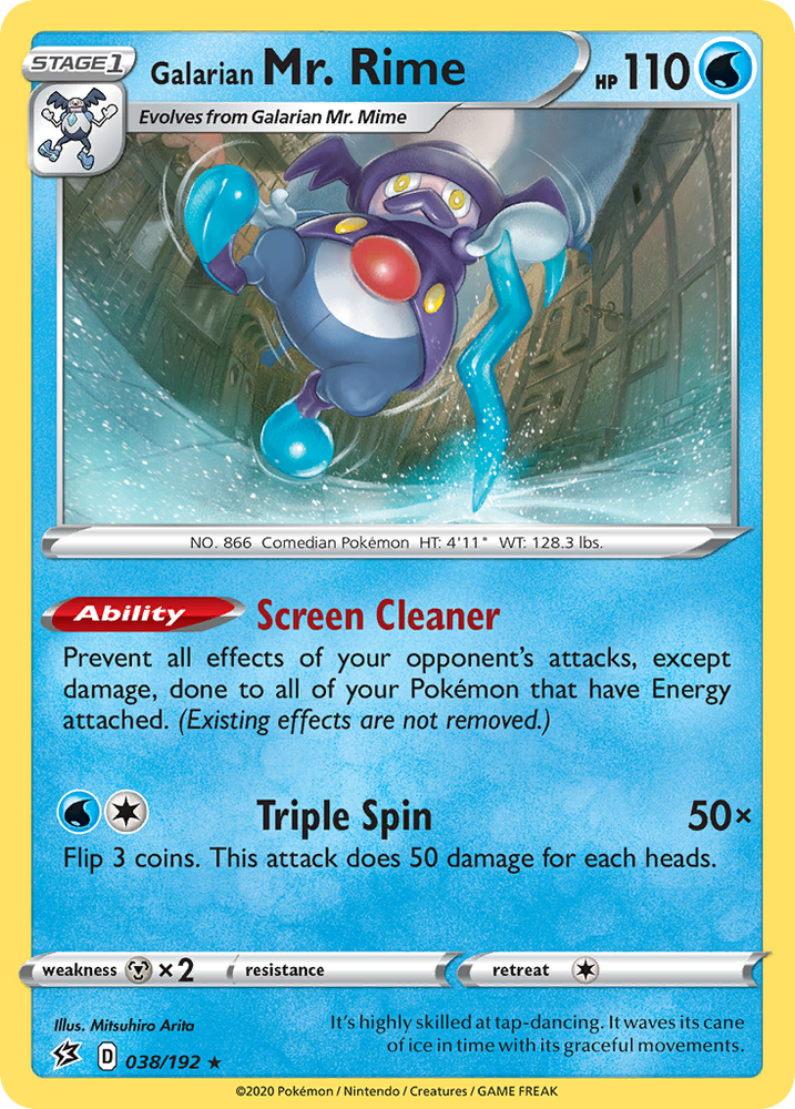 Pokemon | Galarian Mr. Rime (038/192) [Sword & Shield: Rebel Clash] | The Nerd Merchant