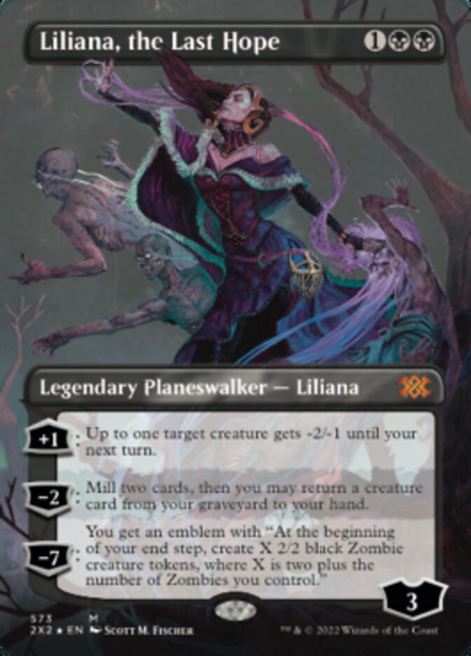 Magic | Liliana, the Last Hope (Textured Foil) [Double Masters 2022] | The Nerd Merchant
