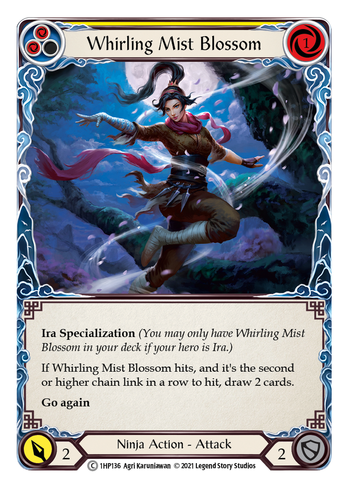 Flesh and Blood TCG | Whirling Mist Blossom [1HP136] (History Pack 1) | The Nerd Merchant