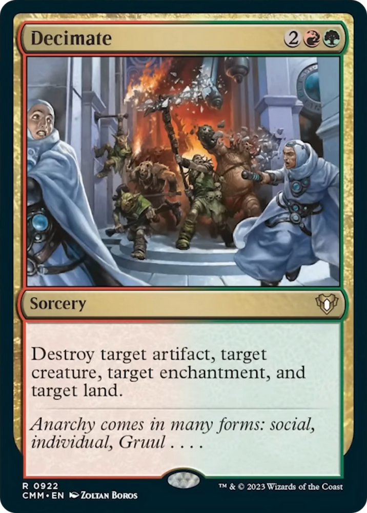 Magic | Decimate [Commander Masters] | The Nerd Merchant