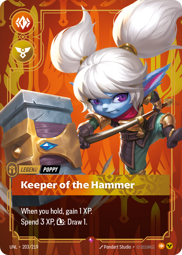 Poppy - Keeper of the Hammer (Foil) - Unleashed (203/219)