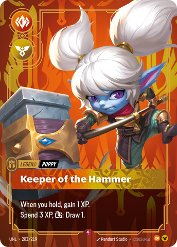Poppy - Keeper of the Hammer (Foil) - Unleashed (203/219)
