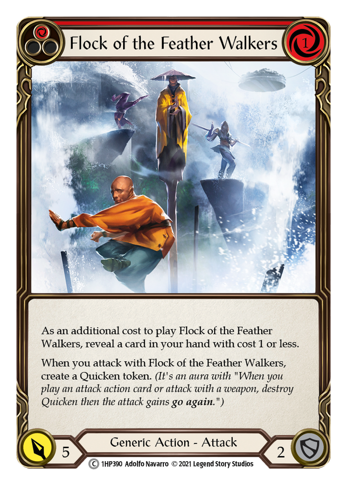 Flesh and Blood TCG | Flock of the Feather Walkers (Red) [1HP390] (History Pack 1) | The Nerd Merchant