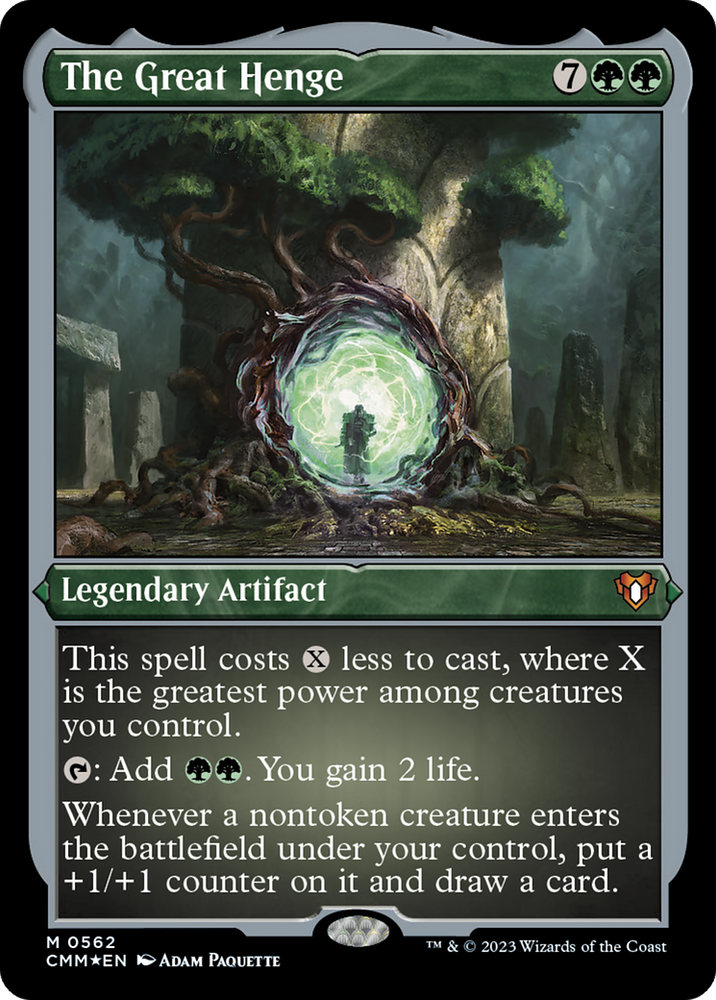 Magic | The Great Henge (Foil Etched) [Commander Masters] | The Nerd Merchant