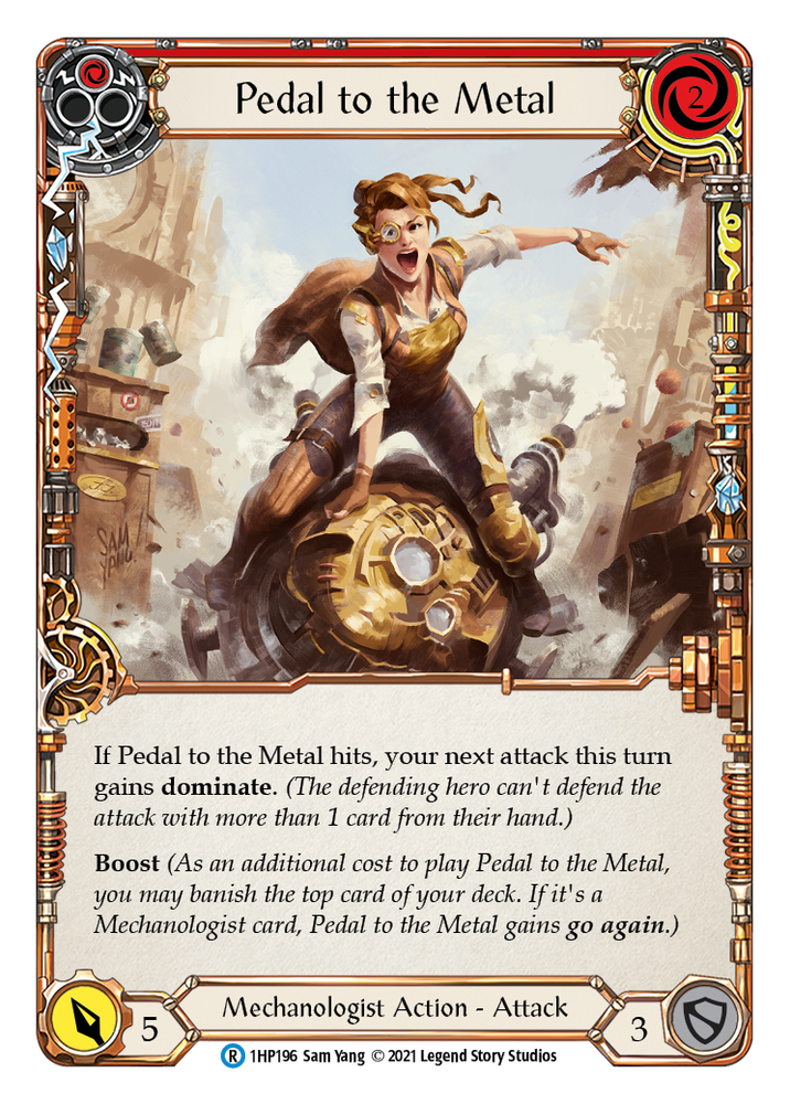 Flesh and Blood TCG | Pedal to the Metal (Red) [1HP196] (History Pack 1) | The Nerd Merchant