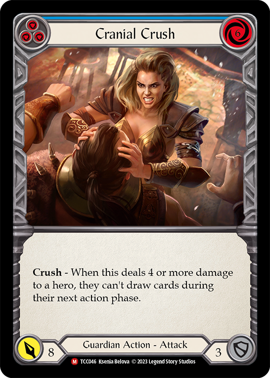 Flesh and Blood TCG | Cranial Crush (Blue) [TCC046] (Round the Table: TCC x LSS) | The Nerd Merchant