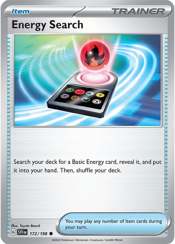 Pokemon | Energy Search (172/198) [Scarlet & Violet: Base Set] | The Nerd Merchant