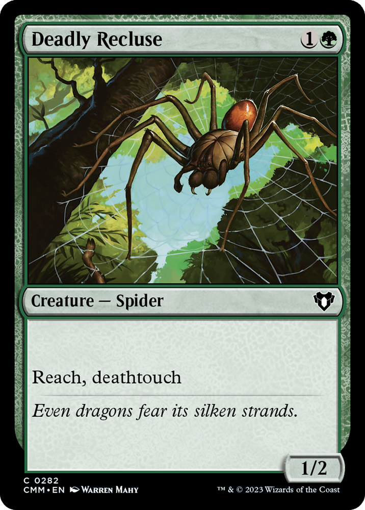 Magic | Deadly Recluse [Commander Masters] | The Nerd Merchant
