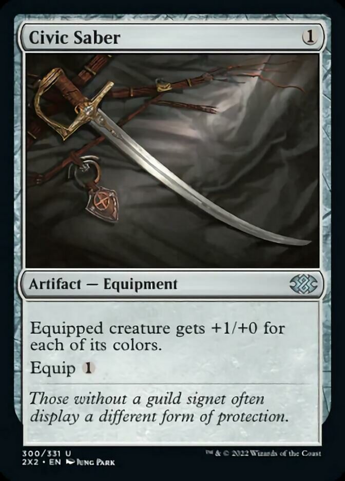 Magic | Civic Saber [Double Masters 2022] | The Nerd Merchant