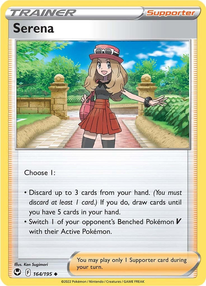 Pokemon | Serena (164/195) [Sword & Shield: Silver Tempest] | The Nerd Merchant