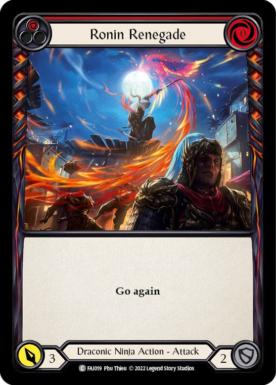 Flesh and Blood TCG | Ronin Renegade (Red) [FAI019] (Uprising Fai Blitz Deck) | The Nerd Merchant