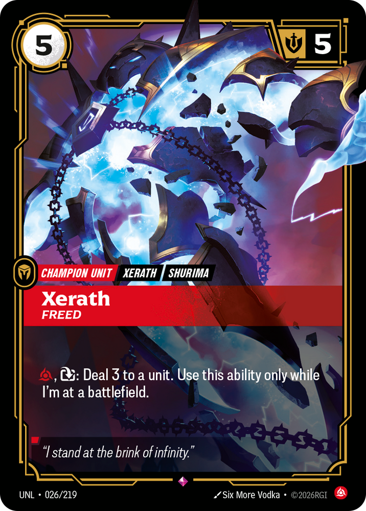 Xerath - Freed (Foil) - Unleashed (026/219)