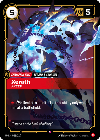 Xerath - Freed (Foil) - Unleashed (026/219)