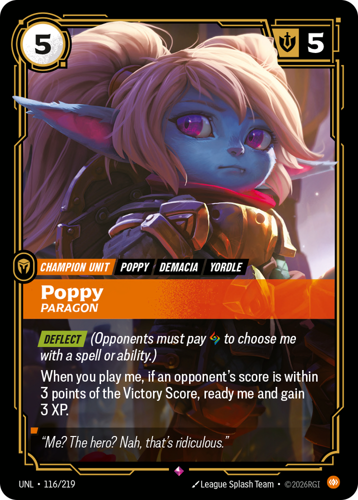 Poppy - Paragon (Foil) - Unleashed (116/219)