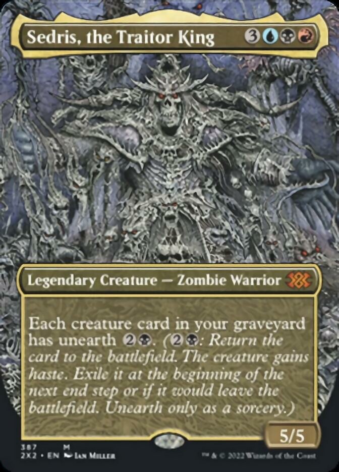Magic | Sedris, the Traitor King (Borderless Alternate Art) [Double Masters 2022] | The Nerd Merchant