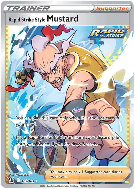 Pokemon | Rapid Strike Style Mustard (162/163) [Sword & Shield: Battle Styles] | The Nerd Merchant