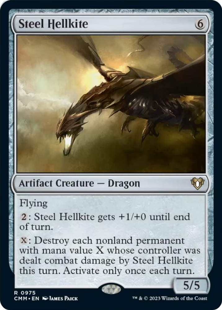 Magic | Steel Hellkite [Commander Masters] | The Nerd Merchant