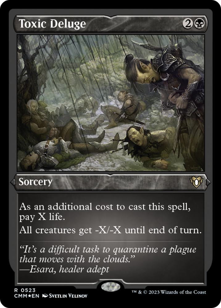Magic | Toxic Deluge (Foil Etched) [Commander Masters] | The Nerd Merchant
