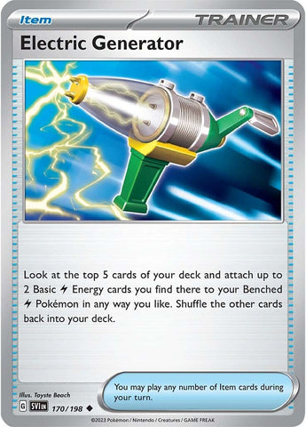 Pokemon | Electric Generator (170/198) [Scarlet & Violet: Base Set] | The Nerd Merchant