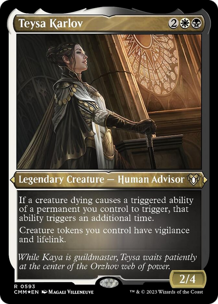 Magic | Teysa Karlov (Foil Etched) [Commander Masters] | The Nerd Merchant