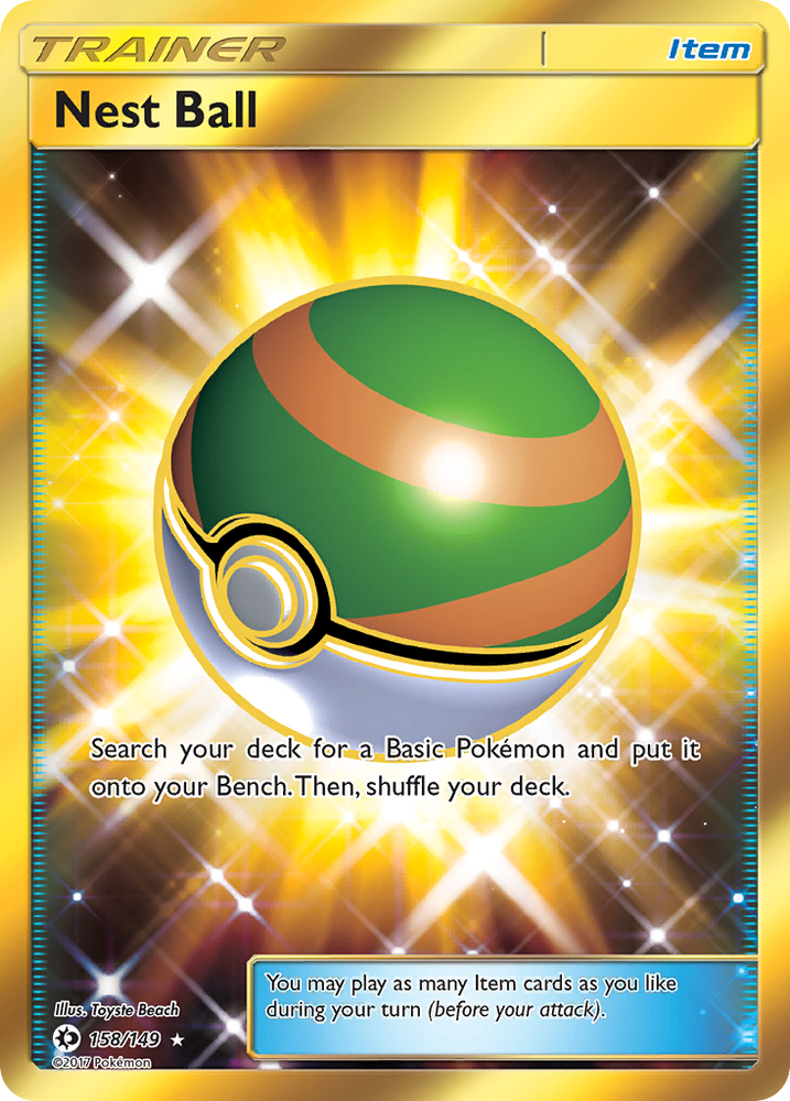 Pokemon | Nest Ball (158/149) [Sun & Moon: Base Set] | The Nerd Merchant