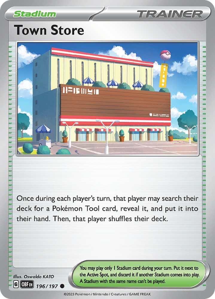 Pokemon | Town Store (196/197) [Scarlet & Violet: Obsidian Flames] | The Nerd Merchant