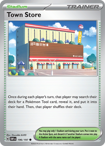 Pokemon | Town Store (196/197) [Scarlet & Violet: Obsidian Flames] | The Nerd Merchant