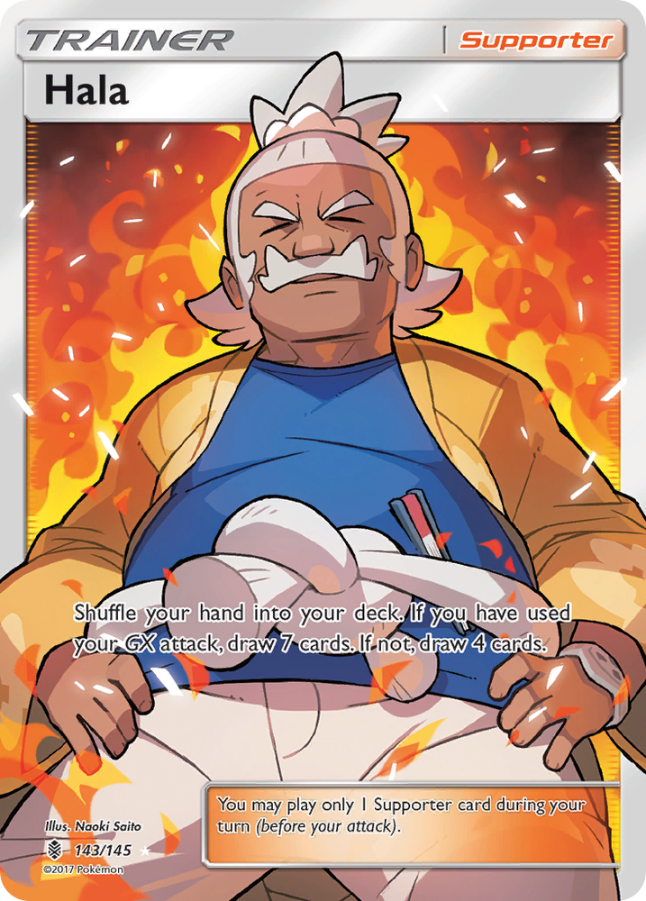Pokemon | Hala (143/145) [Sun & Moon: Guardians Rising] | The Nerd Merchant