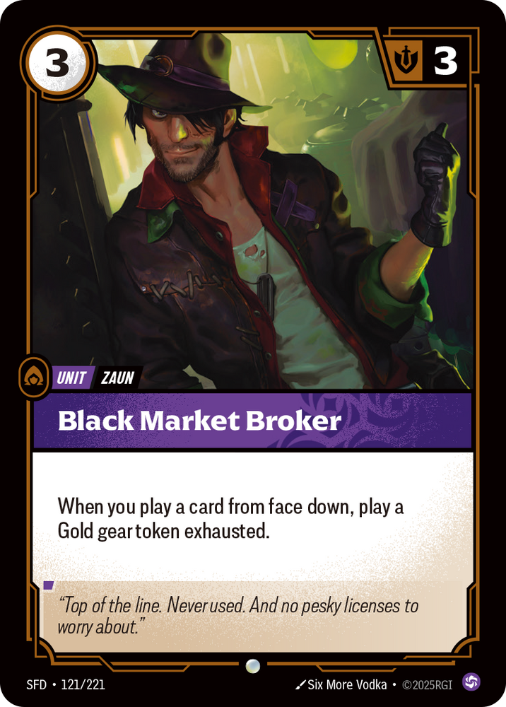 Black Market Broker (Foil) - Spiritforged #121