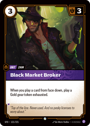 Black Market Broker (Foil) - Spiritforged #121