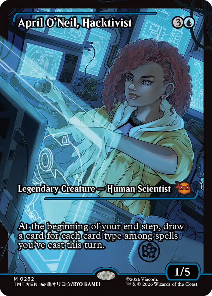 Magic | April O'Neil, Hacktivist (0282) (Showcase) [Teenage Mutant Ninja Turtles] | The Nerd Merchant