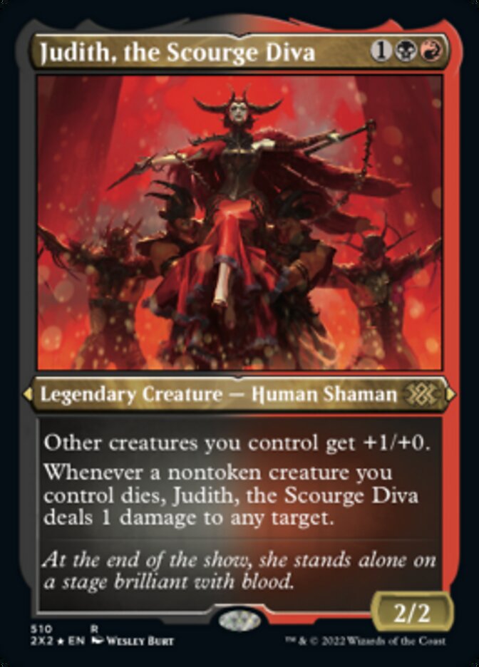 Magic | Judith, the Scourge Diva (Foil Etched) [Double Masters 2022] | The Nerd Merchant