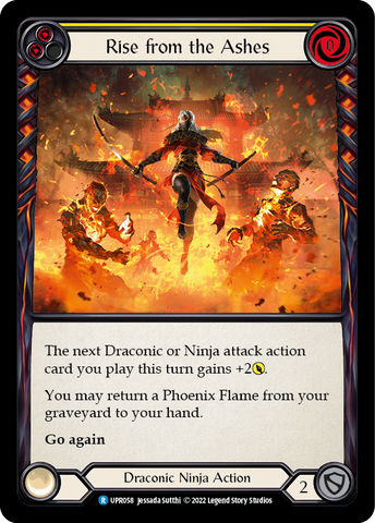 Flesh and Blood TCG | Rise from the Ashes (Yellow) [UPR058] (Uprising) | The Nerd Merchant