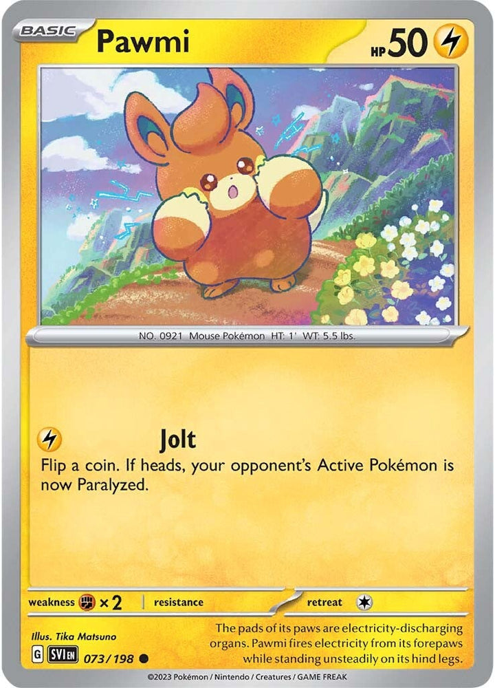 Pokemon | Pawmi (073/198) [Scarlet & Violet: Base Set] | The Nerd Merchant