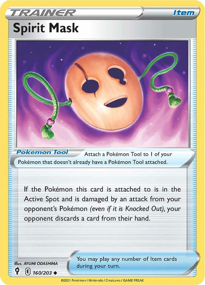 Pokemon | Spirit Mask (160/203) [Sword & Shield: Evolving Skies] | The Nerd Merchant