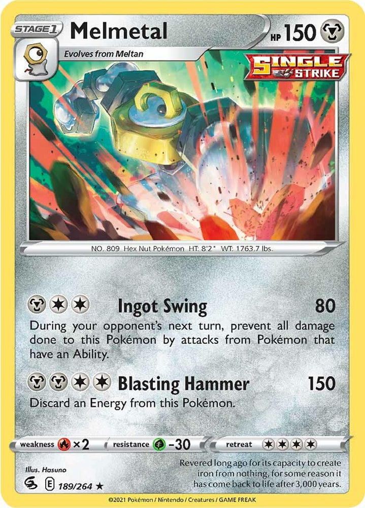 Pokemon | Melmetal (189/264) [Sword & Shield: Fusion Strike] | The Nerd Merchant