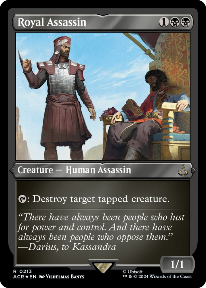 Magic | Royal Assassin (Foil Etched) [Assassin's Creed] | The Nerd Merchant