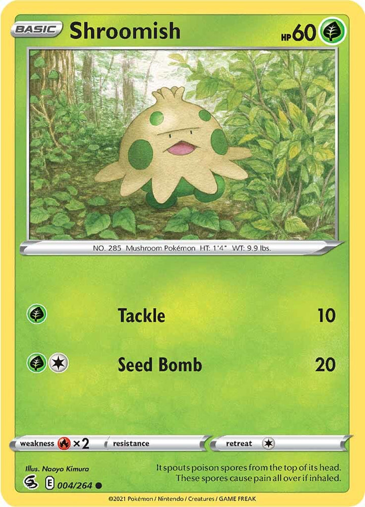 Pokemon | Shroomish (004/264) [Sword & Shield: Fusion Strike] | The Nerd Merchant