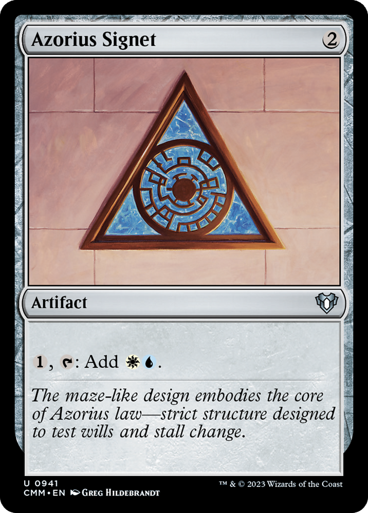Magic | Azorius Signet [Commander Masters] | The Nerd Merchant