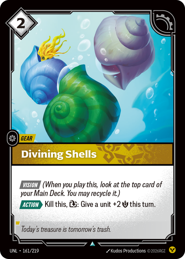 Divining Shells (Foil) - Unleashed (161/219)
