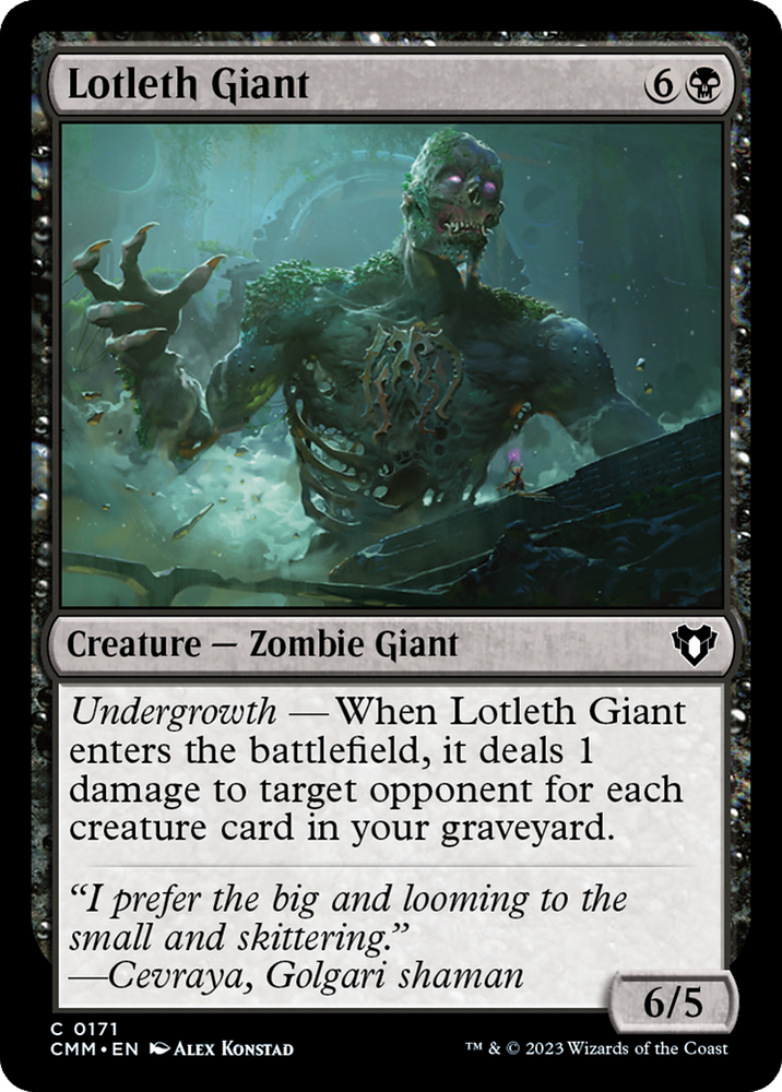 Magic | Lotleth Giant [Commander Masters] | The Nerd Merchant