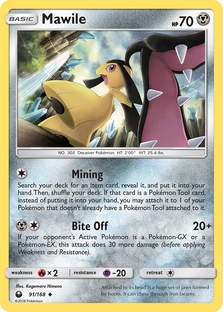 Pokemon | Mawile (91/168) [Sun & Moon: Celestial Storm] | The Nerd Merchant