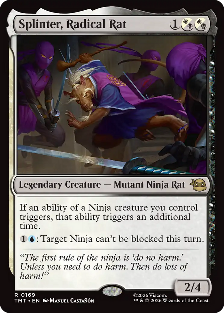 Magic | Splinter, Radical Rat [Teenage Mutant Ninja Turtles] | The Nerd Merchant