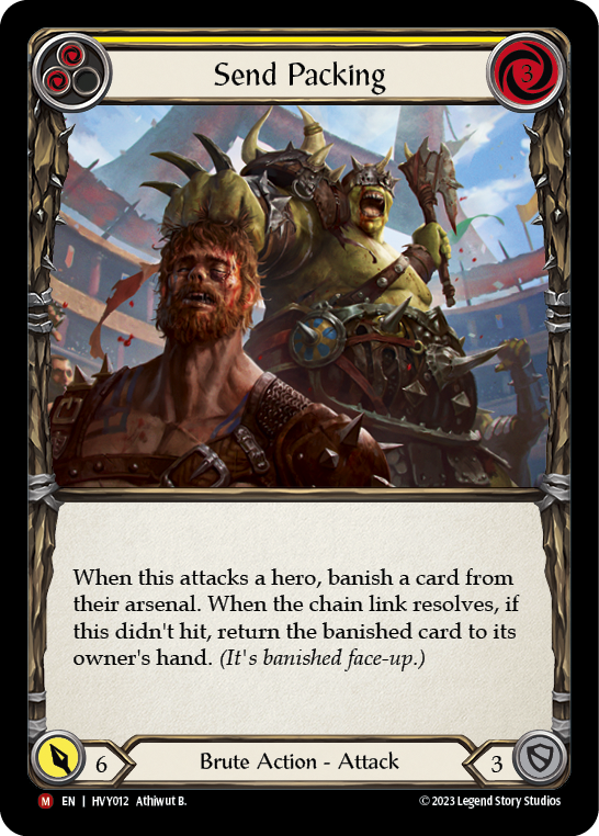 Flesh and Blood TCG | Send Packing [HVY012] (Heavy Hitters) | The Nerd Merchant