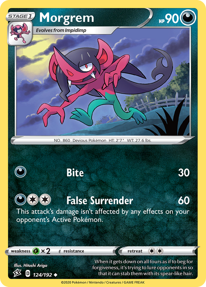 Pokemon | Morgrem (124/192) [Sword & Shield: Rebel Clash] | The Nerd Merchant