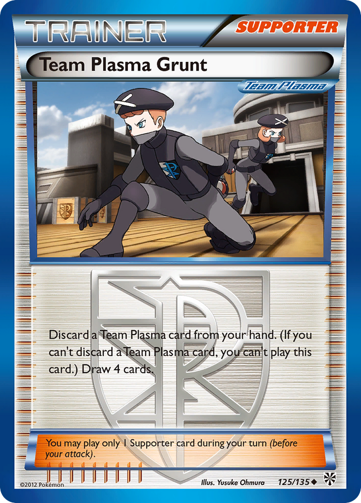 Pokemon | Team Plasma Grunt (125/135) [Black & White: Plasma Storm] | The Nerd Merchant