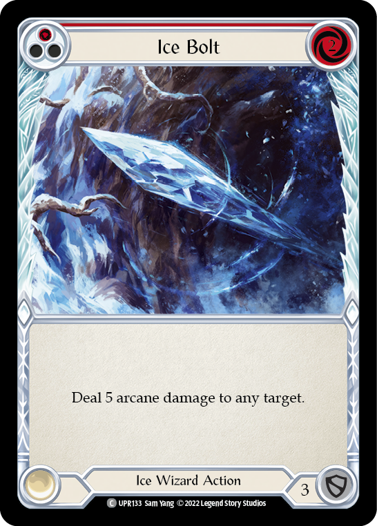Flesh and Blood TCG | Ice Bolt (Red) [UPR133] (Uprising) | The Nerd Merchant
