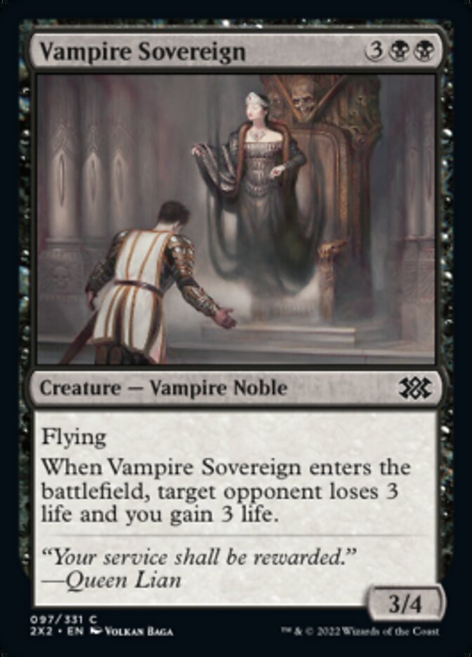 Magic | Vampire Sovereign [Double Masters 2022] | The Nerd Merchant