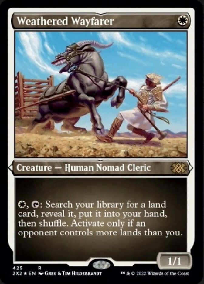 Magic | Weathered Wayfarer (Foil Etched) [Double Masters 2022] | The Nerd Merchant