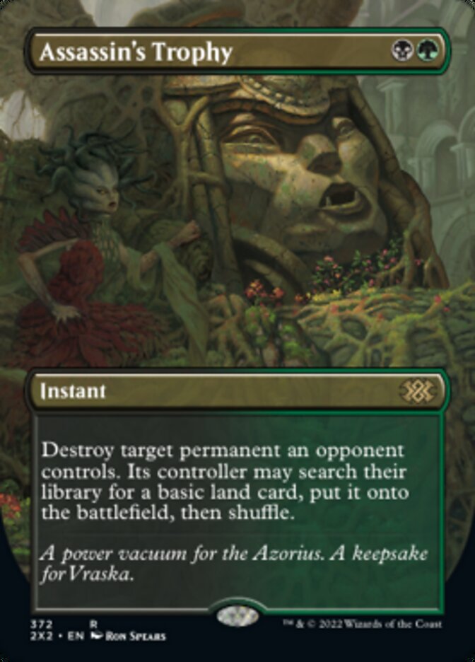 Magic | Assassin's Trophy (Borderless Alternate Art) [Double Masters 2022] | The Nerd Merchant